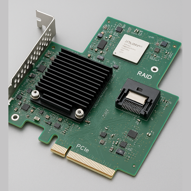 P04220-B21 HP Microchip SmartRAID SR932i-p x32 Lanes 8GB Wide Cache NVMe/SAS 24G Controller - CCI Express